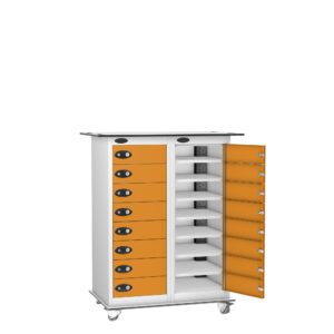 Image showing white 16 comp 16d lapbox trolley power orange 1024x1024